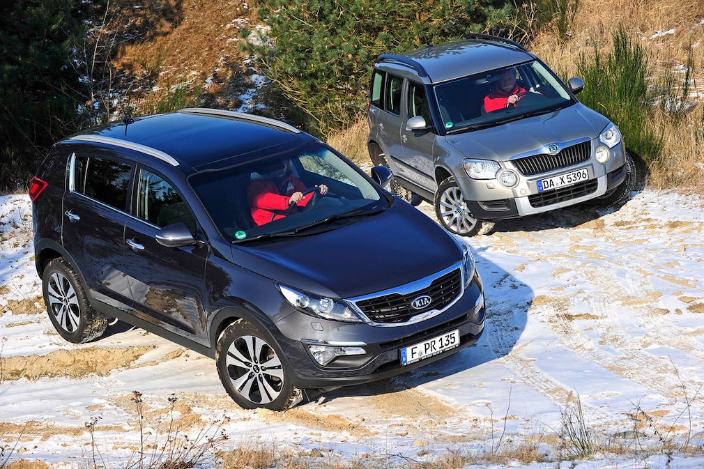 Kia Sportage Skoda Yeti