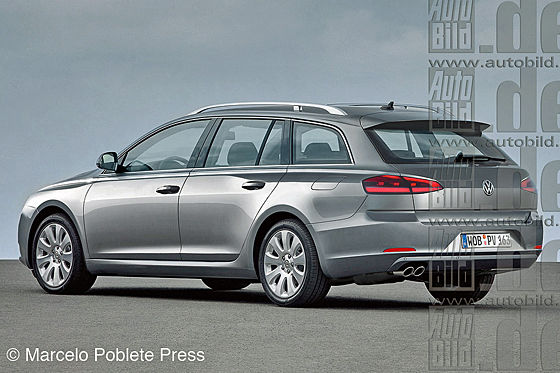 VW Passat Variant Illustration