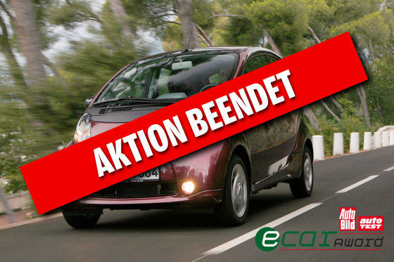 Gewinnen Sie für ein Jahr einen Mitsubishi i-MiEV