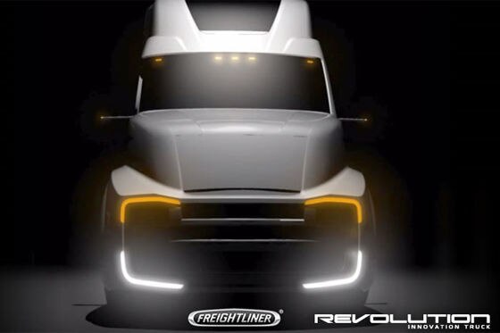 Freightliner Revolution Truck-Studie