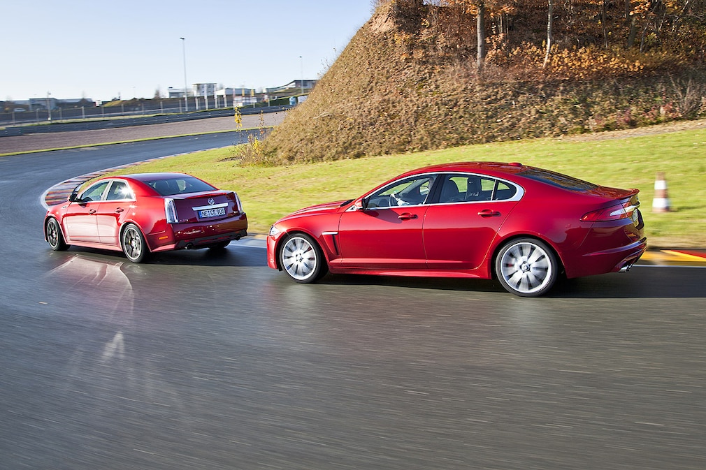 Cadillac CTS-V, Jaguar XFR