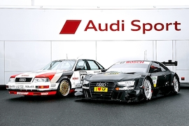 Vergleich Audi V8 quattro und A5 DTM