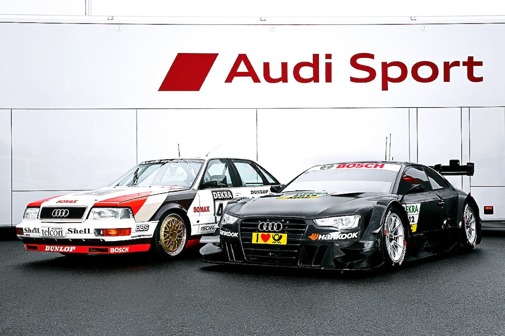 Vergleich Audi V8 quattro und A5 DTM