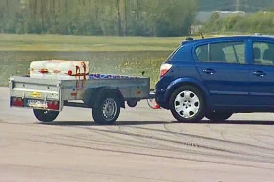 ADAC testet Anhänger