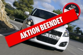 Bewerben Sie sich für die Fahraktion im Suzuki Swift Sport