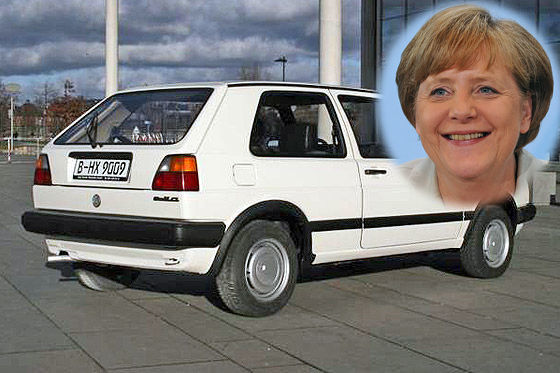 Merkel-Golf bei Ebay