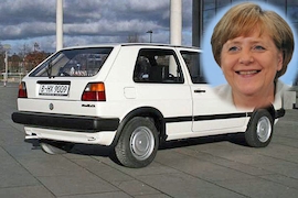 Merkel-Golf bei Ebay