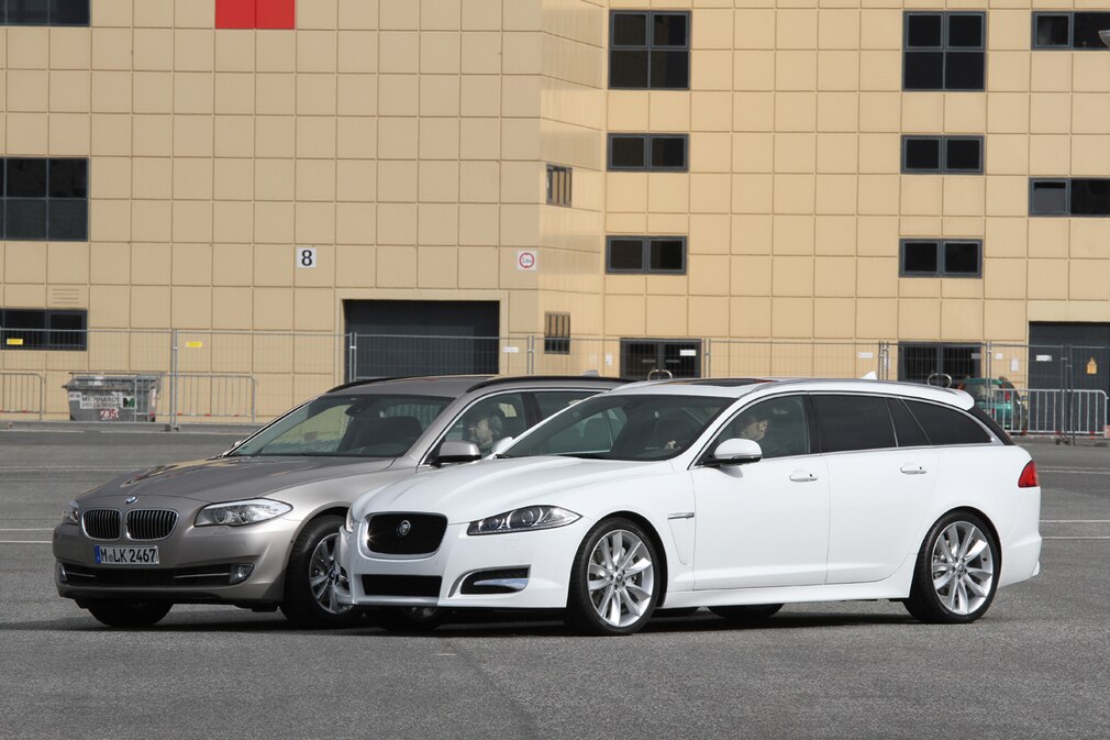 BMW 5er Touring Jaguar XF Sportbrake