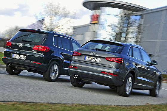 Video Audi Q3 Vw Tiguan Autobild De