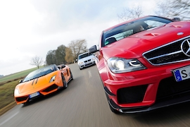 BMW M3 Lamborghini Gallardo Mercede C 36 AMG