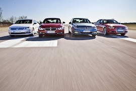 VW CC 3.6 FSI BMW 335i Mercedes C350 Audi S4