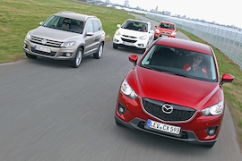 Ford Kuga Hyundai ix35 Mazda CX-5 VW Tiguan