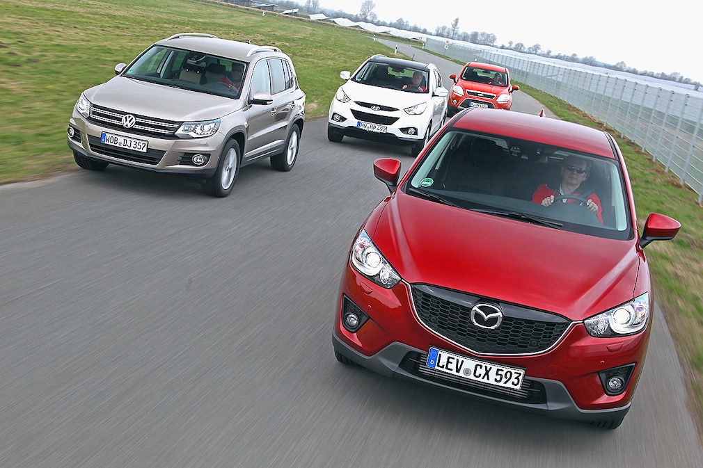 Ford Kuga Hyundai ix35 Mazda CX-5 VW Tiguan