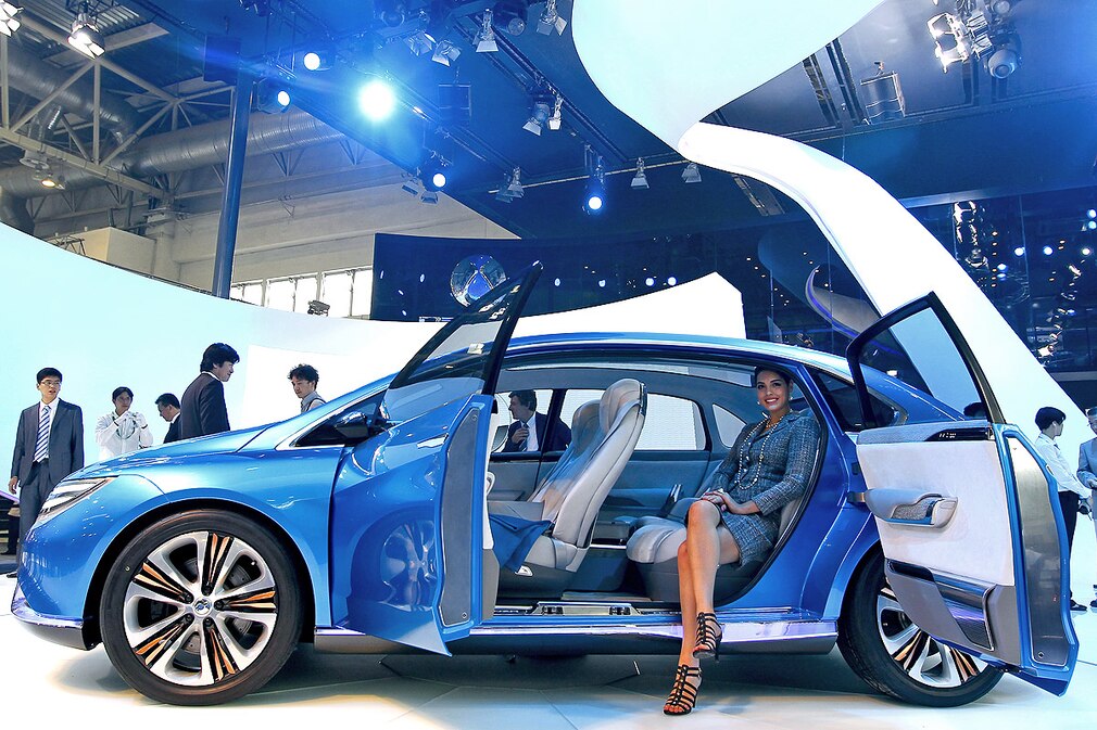 The new Denza brand all-electric concept car