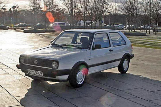 Angela Merkels VW Golf