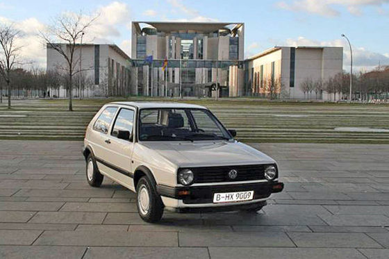 Angela Merkels VW Golf
