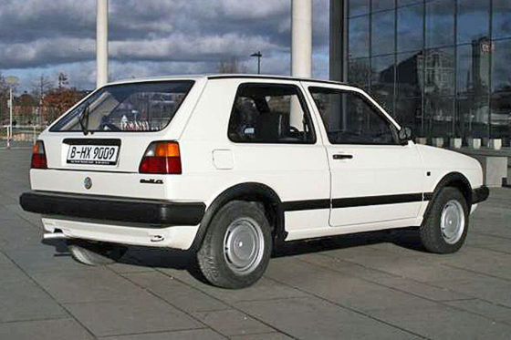 Angela Merkels VW Golf