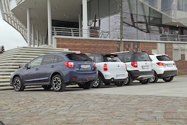 Vier kompakte SUVs im Vergleich