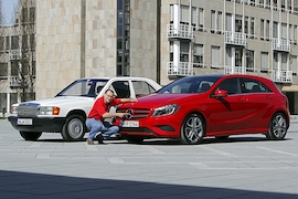 Vergleich: Mercedes 190 vs. A-Klasse