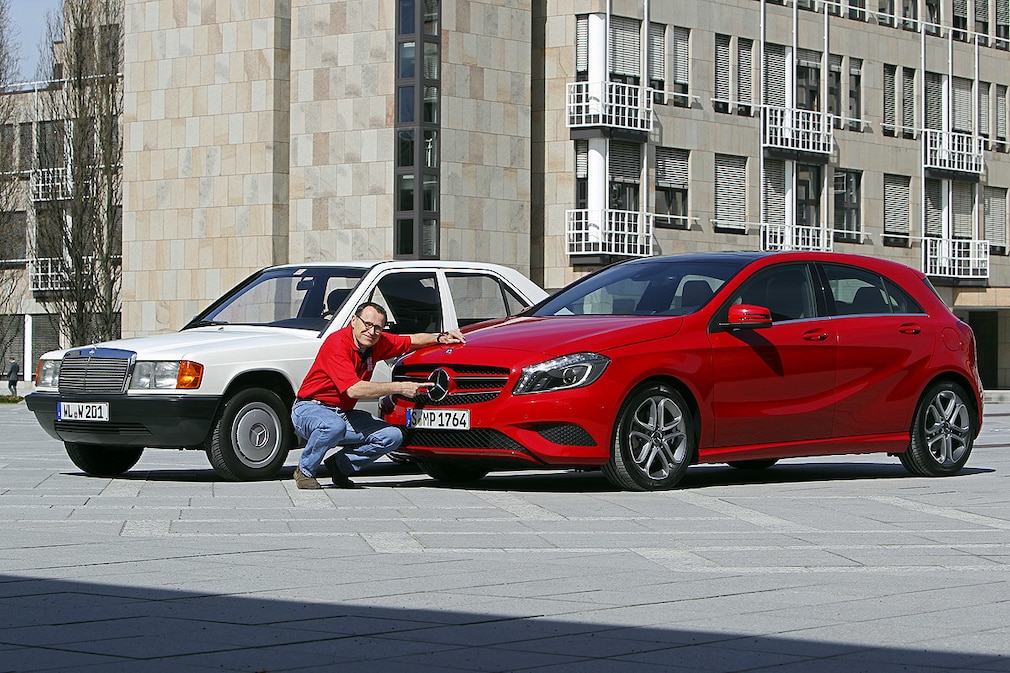 Vergleich: Mercedes 190 vs. A-Klasse