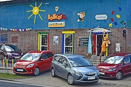 Vier Kompakt-Vans im Vergleich