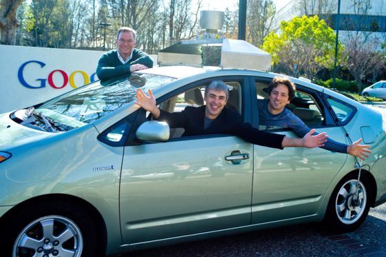 selbstfahrendes Robot-Auto von Google
