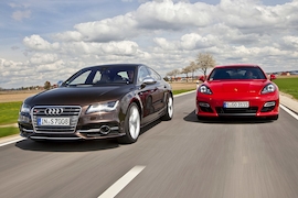 Audi S7 Sportback Porsche Panamera GTS