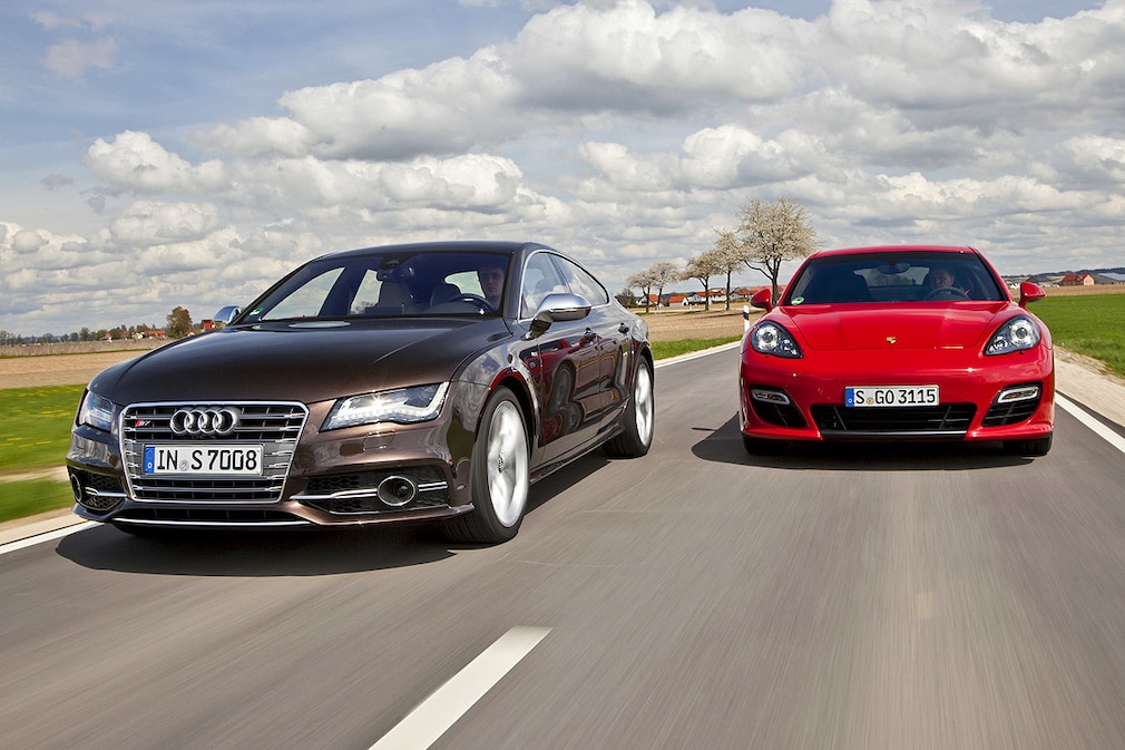 Audi S7 Sportback Porsche Panamera GTS