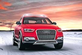 Audi Q3 red track
