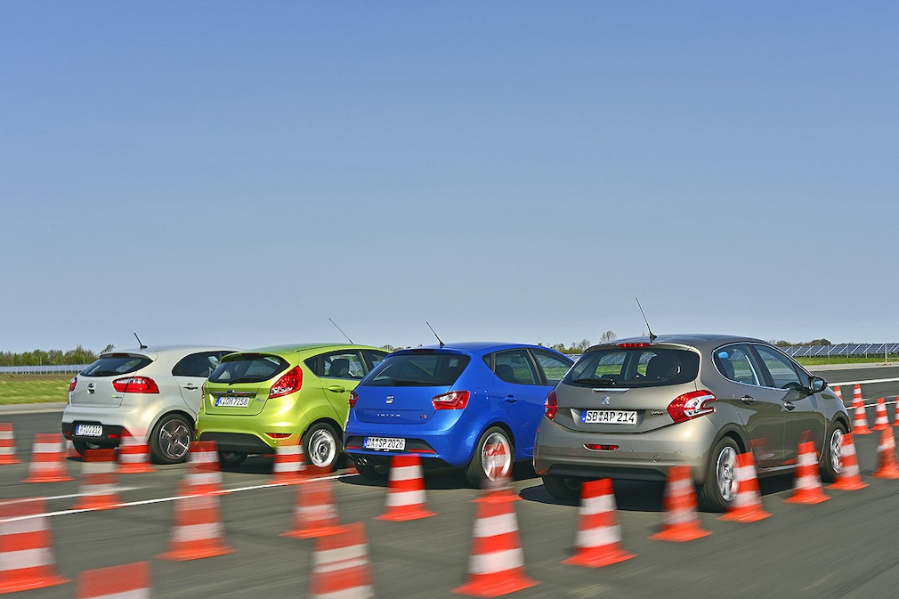 Ford Fiesta Kia Rio Peugeot 208 Seat Ibiza