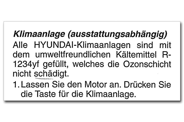 R1234yf: Hyundai versteckt Killer-Kältemittel im i30