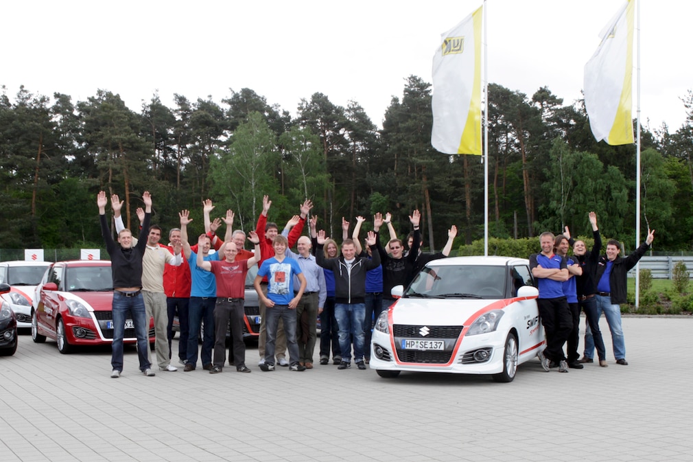 Suzuki Fahraktion Leser testen den Suzuki Swift Sport