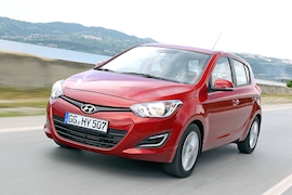 Hyundai i20 blue 1.1 CRDI