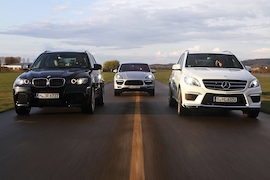 BMW X5 M Mercedes ML 63 AMG Porsche Cayenne Turbo