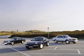 Jaguar XJ-S Porsche 928 S4 Mercedes 560 SEC