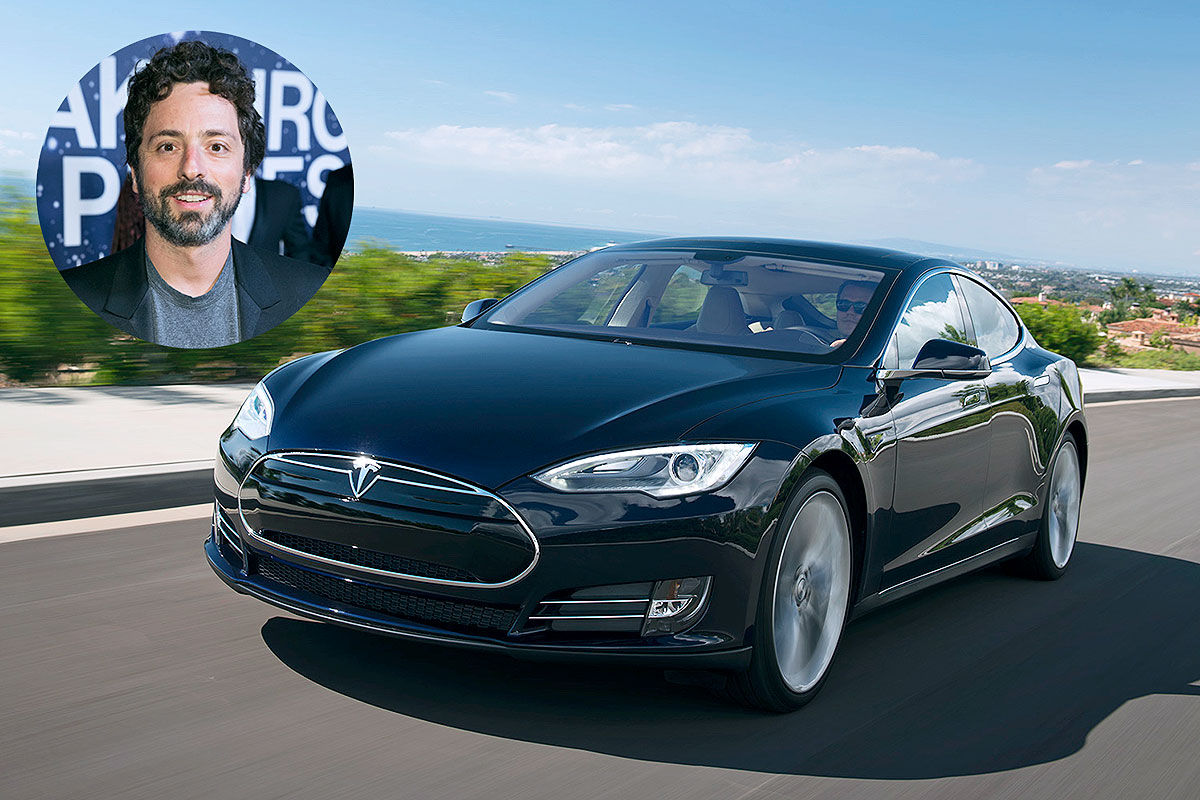 Tesla Model S Sergej Brin