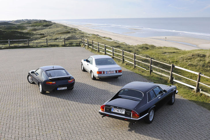 Jaguar XJ-S Mercedes 560 SEC Porsche 928 S4