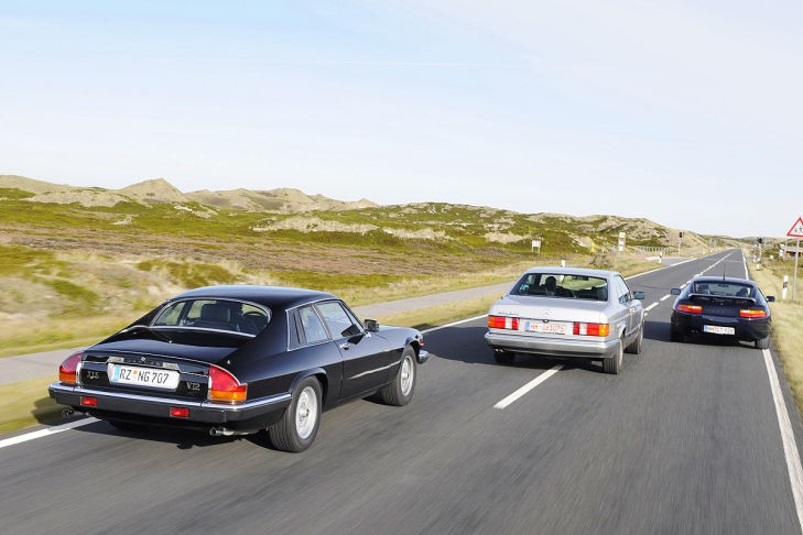 Jaguar XJ-S Mercedes 560 SEC Porsche 928 S4