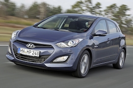 Hyundai i30 blue 1.6 CRDi Trend