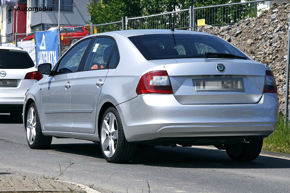 Erlkönig Skoda Rapid