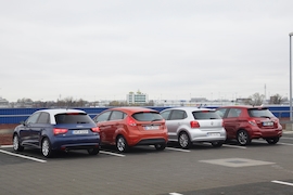 Ford Fiesta VW Polo Toyora Yaris Audi A1 Sportback