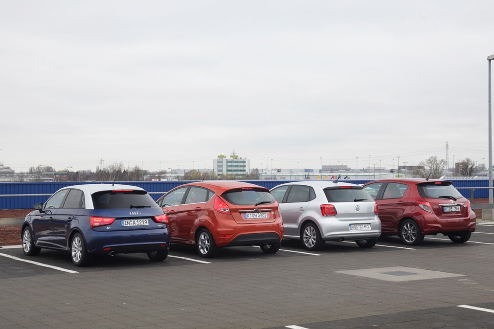 Ford Fiesta VW Polo Toyora Yaris Audi A1 Sportback Ford Fiesta VW Polo Toyora Yaris Audi A1 Sportback