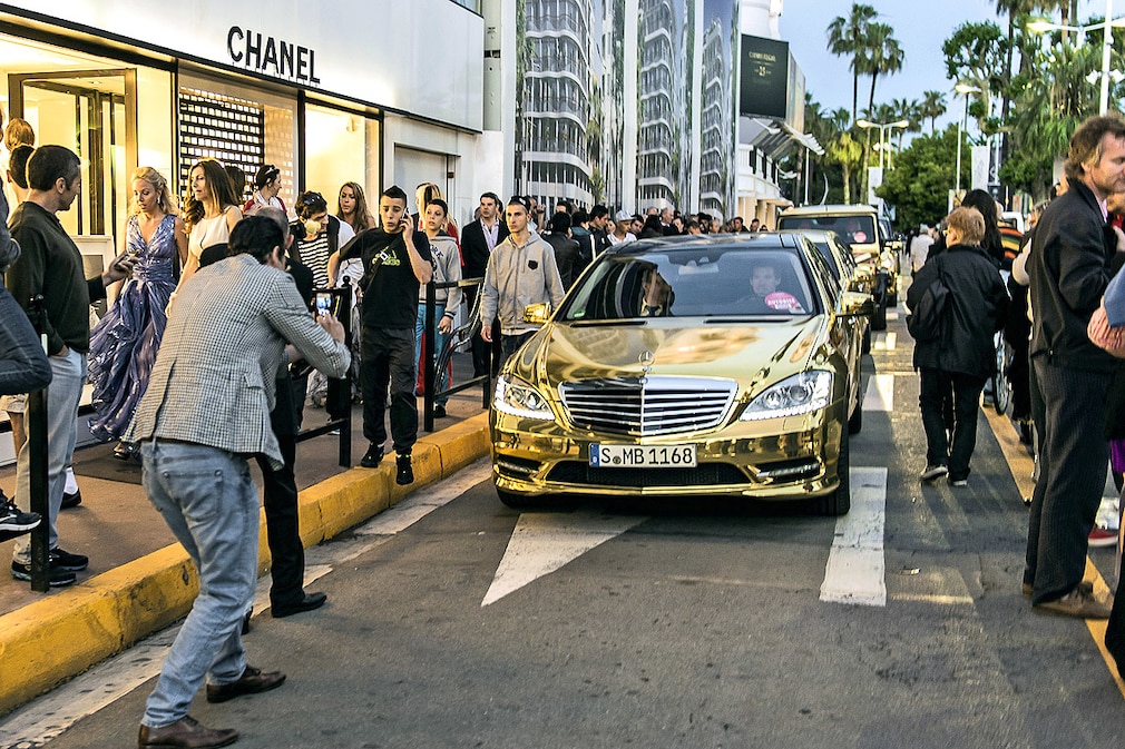 Goldene Mercedes Flotte für die 65. Goldene Palme in Cannes