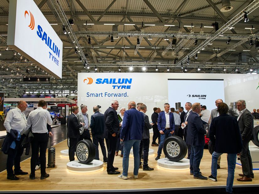 Talk of the Town � die neue Technologie von Sailun sorgte f�r Gespr�chsstoff beim Fachpublikum